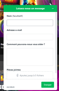 capture décran service client casino extra