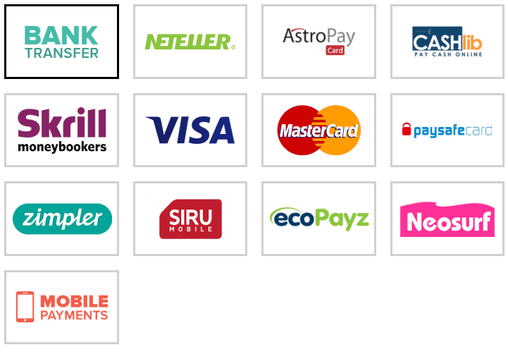 Stakes Casino methode de paiement