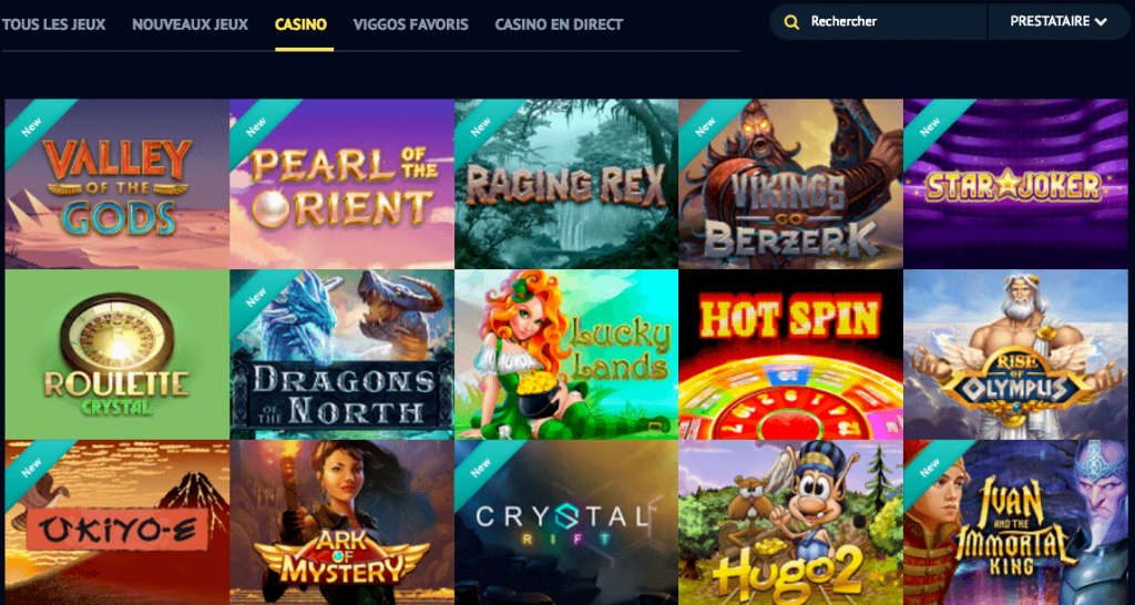 autres jeux Viggoslots
