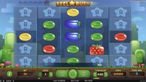 capture d'&eacute;cran reel rush machine &agrave; sous jeux
