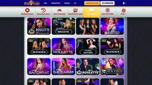 capture decran des jeux casino en direct de play regal casino