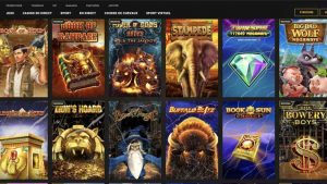capture decran des jeux machines a sous de casinoly