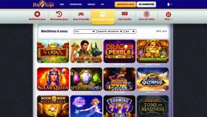 capture decran des jeux machines a sous de play regal casino