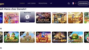 capture d&rsquo;&eacute;cran casino ruby vegas jeux