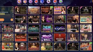 capture d'&eacute;cran des jeux casino en direct de wazamba